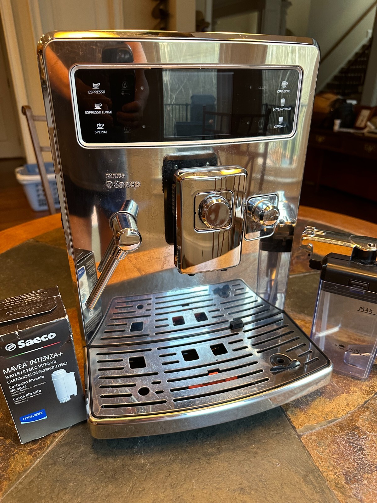 Saeco Xelsis Superautomatic Espresso Machine (Chrome) eBay