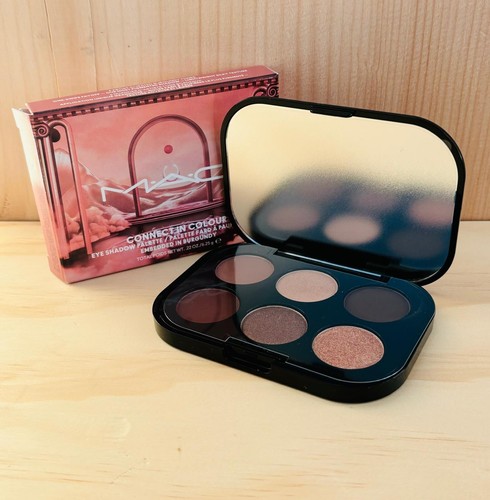 MAC Connect In Colour Eye shadow Palette 22oz/6.25g ~ 6 Artist Burgundy Tones - Picture 2 of 4