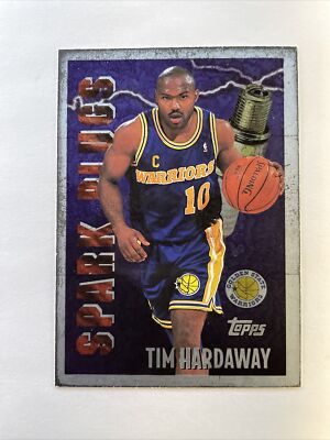 1995-96 TOPPS TIM HARDAWAY (SPARK PLUGS) #SP 8 GOLDEN STATE WARRIORS