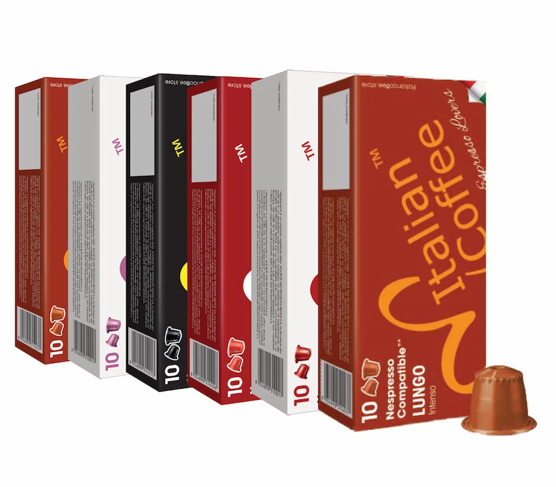 100 Nespresso Compatible Italian Expresso Capsules