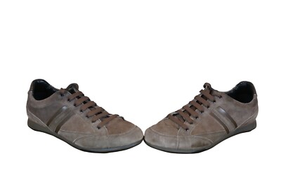 Geox Respira U Lorenzo P Washed Suede Beige Mens Sneakers 10.5