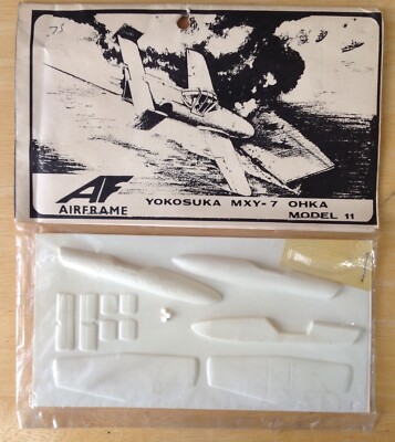 Airframe 1:72 Yokosuka MXY-7 Kamikaze Baka Bomb Vacuformed Kit #9, Sealed