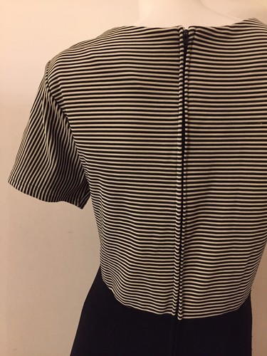 East West Vintage Striped Cottagecore Prairie Flowy Boho Maxi Dress Size L Black - Picture 5 of 9