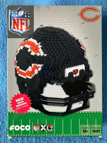 Chicago Bears Football Team Helm NFL BRXLZ Foco Blocks NEU