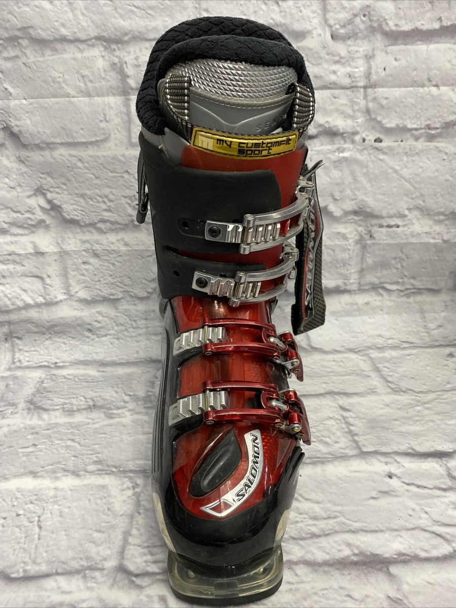 Salomon Energyzer Custom Shell Clear Red Black Ski Boots Salomon Energyzer Custom Shell Clear Red Black Ski Boots