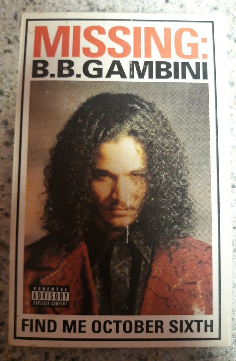 Bizzy Bone 1998 Promo Cassette Tape B.B. Gambini Snippet
