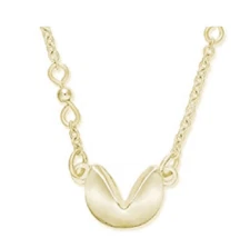 Inspired Life Women's 18-in Fortune Cookie Pendant Necklace