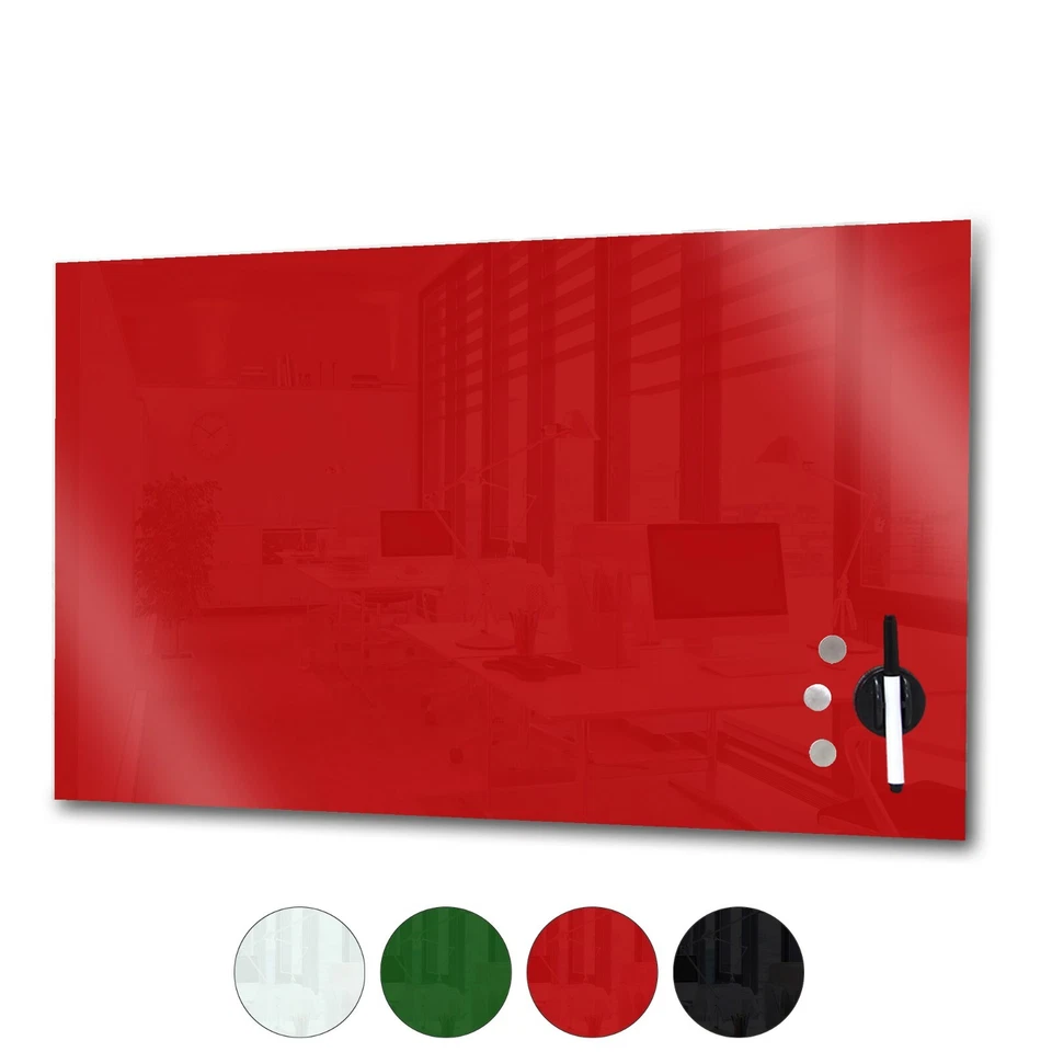 Glas Memoboard Magnettafel Glastafel Glasboard Whiteboard Wandtafel Magnet-Board - Bild 3 von 4