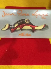 JEAN PIERRE LEPINE SIGNED HAND MADE FREE RIDE BALLPOINT PEN IN RARE RED COLOR