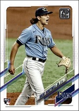 2021 Topps Update #US246 Brent Honeywell Jr.   Rookie Tampa Bay Rays