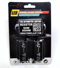 LED Load Equalizer 50W Resistor Bulb 3157 Rear Turn Signal Hyper Flash Stop F