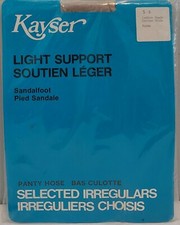 Vintage Pantyhose Kayser Light Support Color Linen Small BWK01