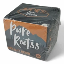 60,000 MG Shilajit Pure Organic Resin  65% Fulvic Acid & 85+ Trace Minerals 120