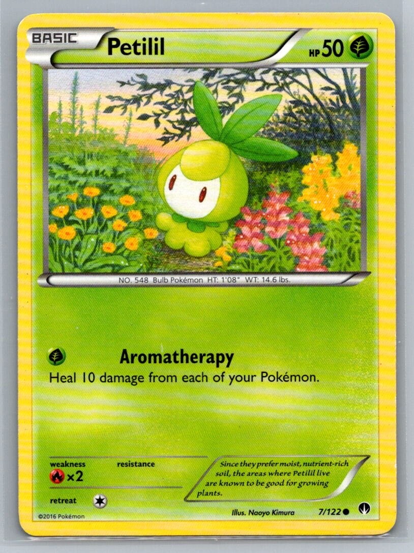 2016 Pokemon XY BREAKpoint Petilil 7/122