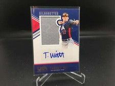 Tanner Witt 2018 USA Stars & Stripes Silhouettes Relic Auto /149 Mets EX