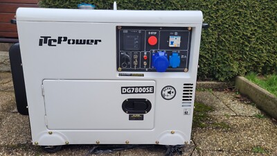 Notstrom Aggregat diesel ITC-POWER 6500 Watt DG7800SE Neugerät.
