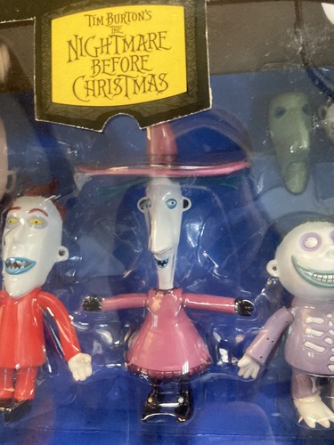 2004 Nightmare Before Christmas Neca Lock Shock & Barrel Set Collectable Disney - Picture 7 of 10