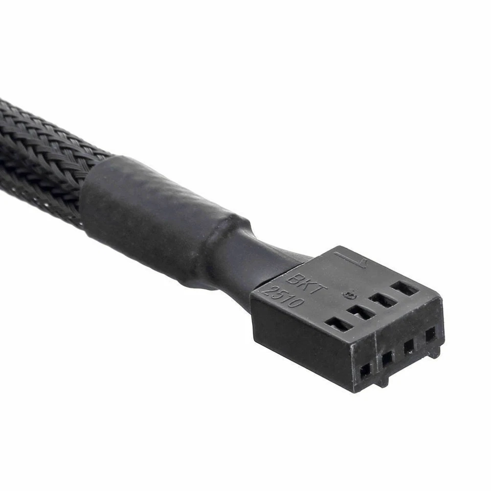 4 PIN PWM Kabel Adapter Lüfter Verteiler Splitter Buchse Stecker 30 cm 1:4 PC - Bild 3 von 4