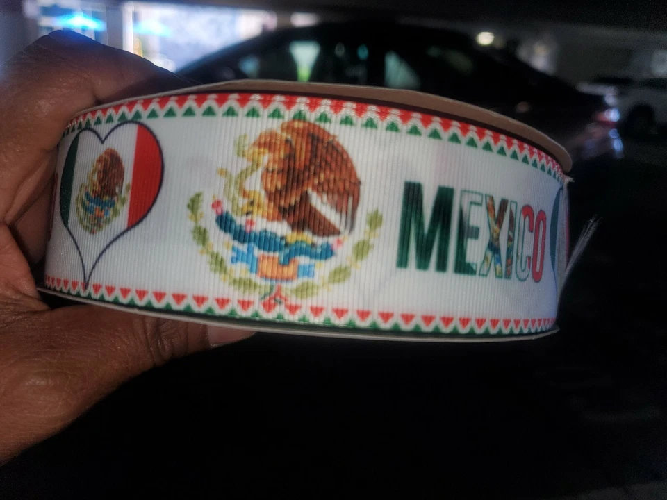 Flag Series Star Stripe Patterns Printed Grosgrain  1 1/2. - Image 3 of 3