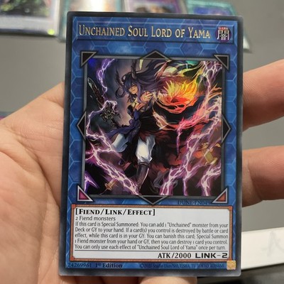 Unchained Soul Lord of Yama DUNE-EN049 ULTRA RARE 1st Ed NM +Bonus FREE SHIPPING