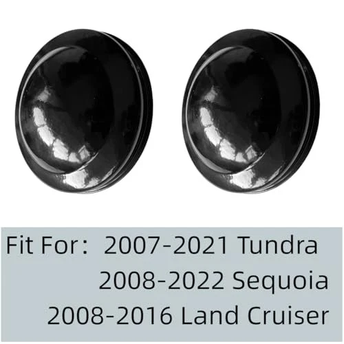 2PCS Front Wheel Axle Hub Grease Dust Cap for Toyota Land Cruiser 2008-2016 - Image 2 of 4