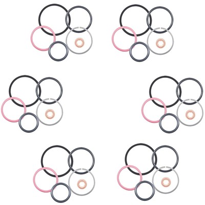 Diesel Fuel Injector O-Ring Seal Kit Compatible with CAT Caterpillar 3126B Di...