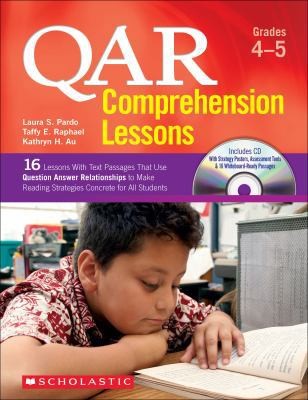 Qar Comprehension Lessons: Grades 4-5: 16 Lessons with Text Passages That Use...
