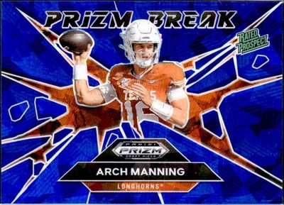ARCH MANNING 2025 PANINI PRIZM DRAFT BLUE ICE RATED PROSPECT ROOKIE SP 17/149
