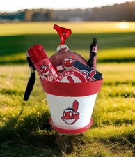 Cleveland Indians Small Plastic Planter Themed Gift Set-Includes Multiple Items