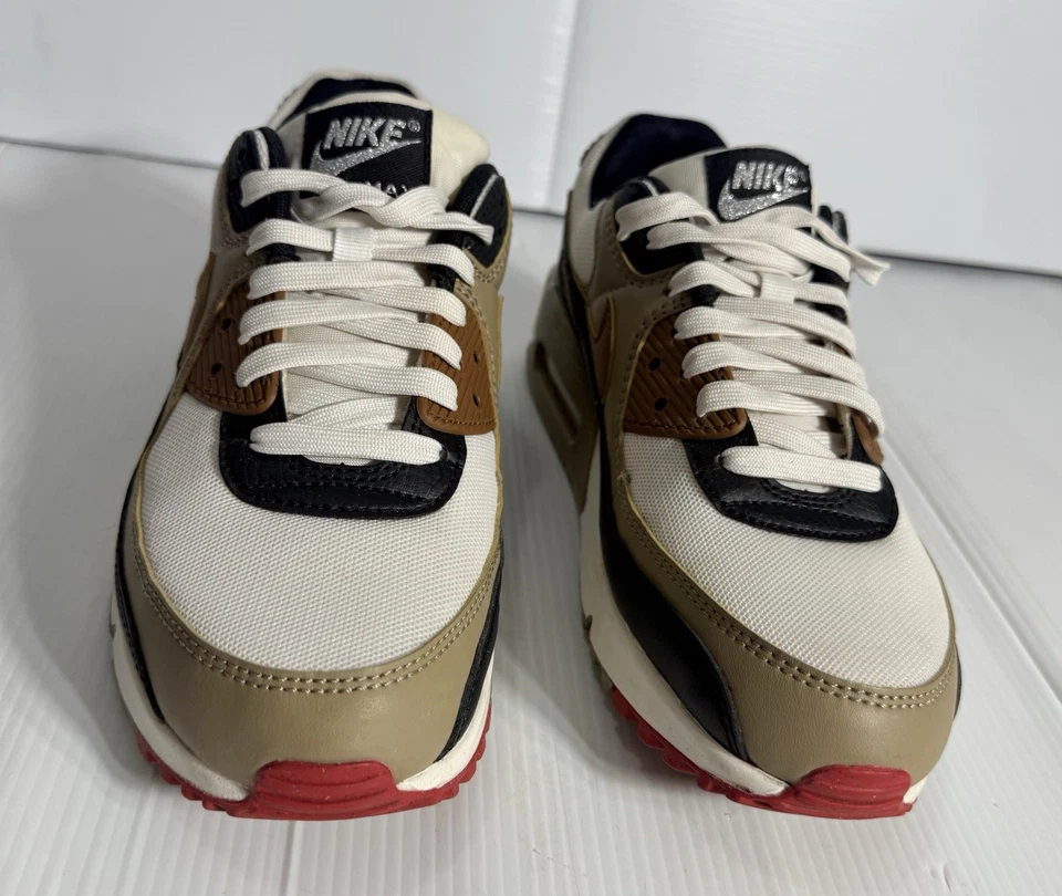 Nike Womens Air Max 90 Light  Tan Khaki DH8010-005 Women Sz 9- Needs Insole - Image 4 of 4