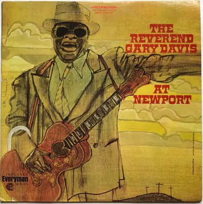 LP Rev. Gary Davis The Reverend Gary Davis At Newport NEAR MINT Vanguard