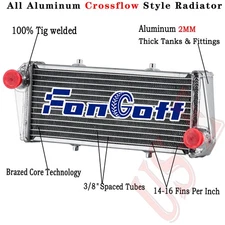 Aluminum Cooler Radiator For Ultralight Rotax 912i 912 914 UL 4-Stroke Engines