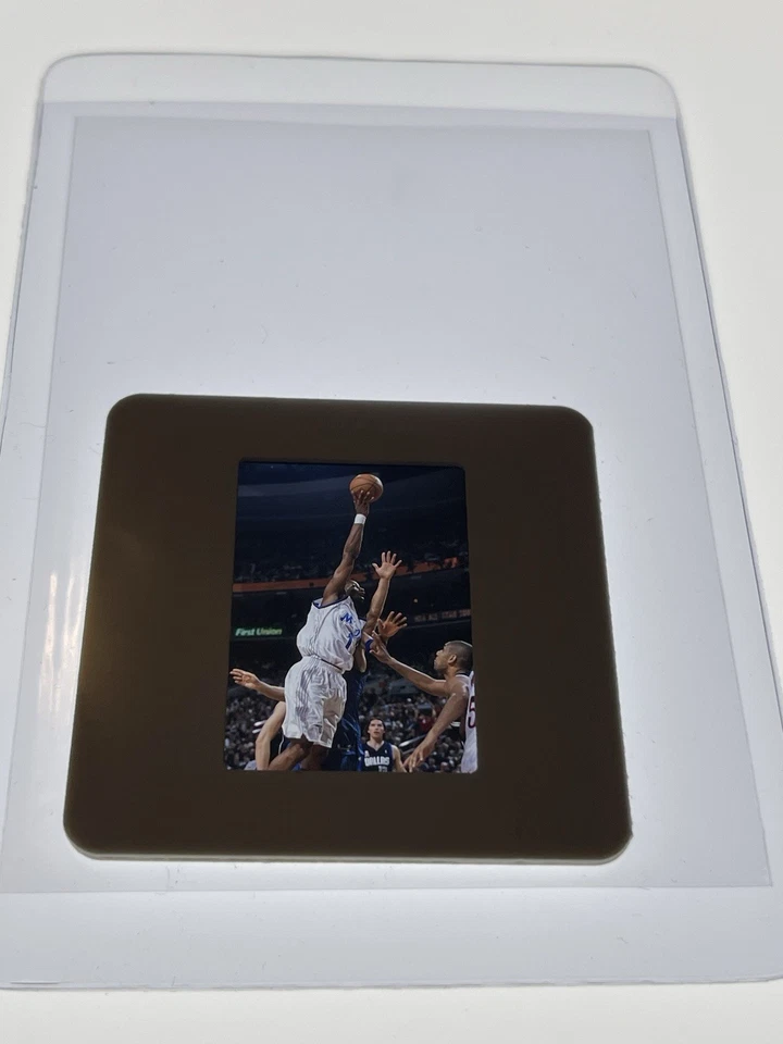 TRACY MCGRADY Orlando Magic Vintage Photo Original 35mm Slide Colorido RARO! - Imagem 3 de 4
