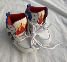 Vtg Walt Disney  s Aladdin Infant Shoes Boys Size 3 1990  s FLAW