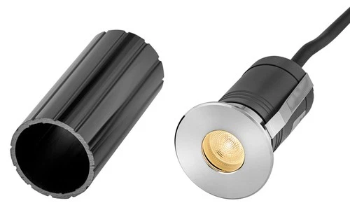 Hinkley Lighting 15075 Dot Round 12v 4.8VA 4w 2-1/4"W Sparta - Stainless Steel - Picture 6 of 6