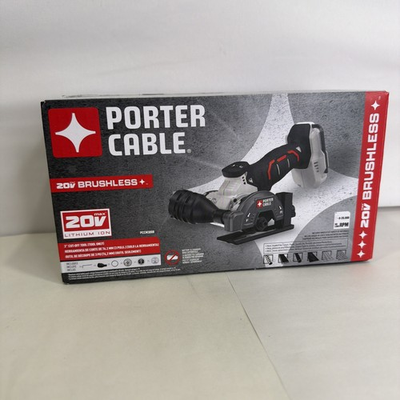 #ad New in Box PORTER CABLE 3” Dia 20V Brushless Cut Off Tool PCCM300B $70.00