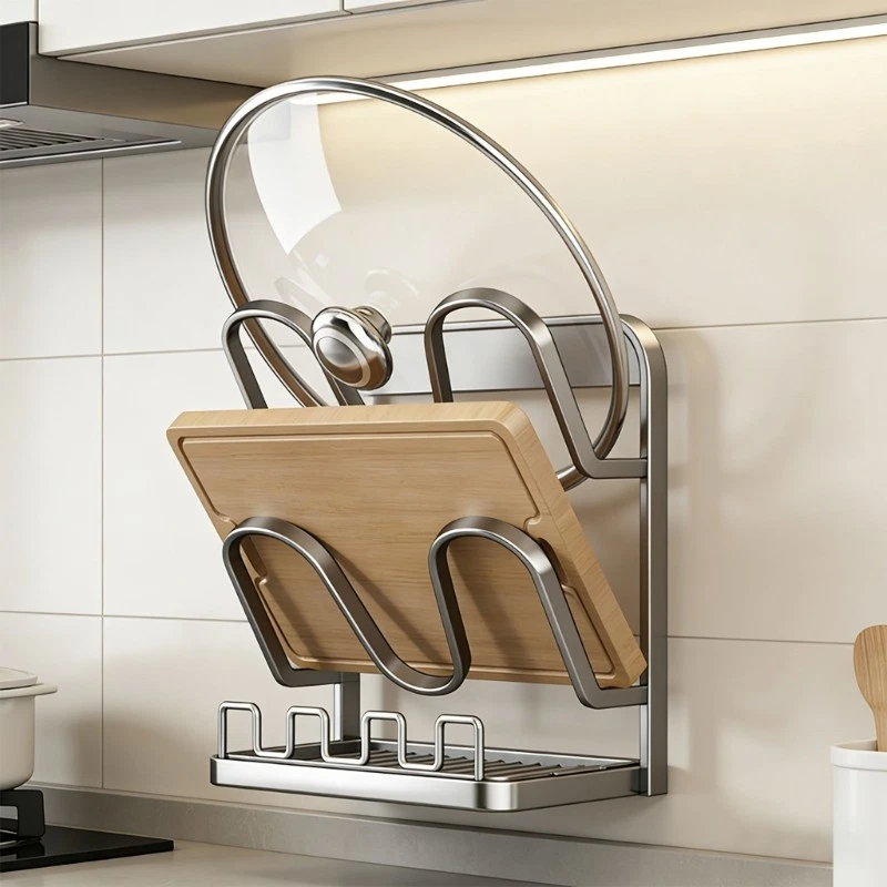 Plastic Kitchen Organizers For Pot Lids And Cooking Tools Vertical Design
