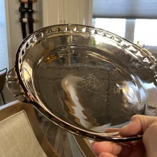 PYREX #229 AMBER Glass Fluted Edge Deep Pie Plate