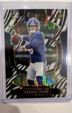 2025 Panini Select - Concourse Jaxson Dart #93 Zebra Prizm (RC
