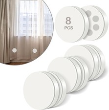 8 Pack Magnetic Shower Curtain Weights, Rubber Covered, 4 Pairs