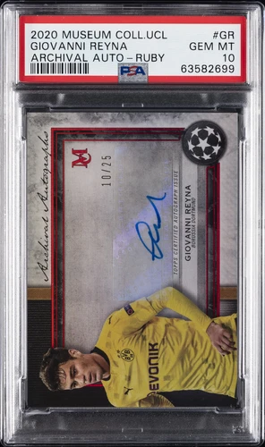 2020 RUBY #GR GIOVANNI REYNA #/25 PSA 10 AUTO