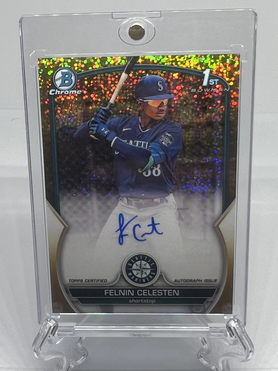 Bowman Seattle Mariners Baseball Autographed Sports Trading Cards