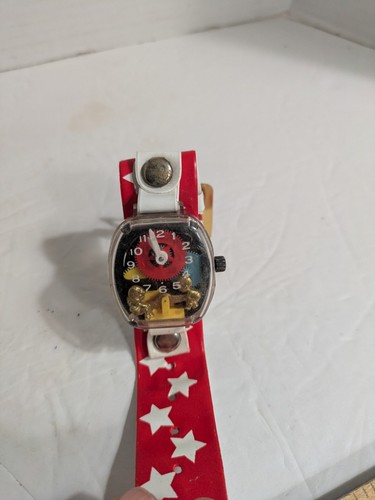 Leisure Dynamics Vintage Wind Up Watch Seesaw Merry Teeter Totter Moves