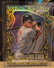 2022 Panini Prizm - Old School Cal Ripken #OS-5 Snake Skin Prizm 24/50