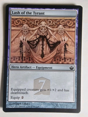 Lash of the Tyrant Stickered - Hero s Path Promos - Magic The Gathering MTG - NM