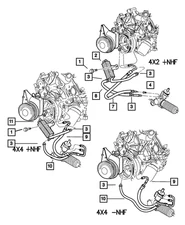Genuine Mopar Power Steering Hose And Cooler 52106416AC