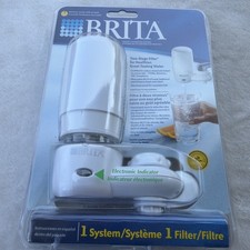Brita On Tap Faucet Water Filter System White 1 System Filter FF-100 Fast Ship
