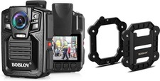 BOBLOV HD police Body Worn Camera with Audio 2k Video Record IR Camcorder 256GB