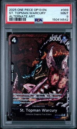 St. Topman Warcury (Alternate Art) graded PSA 9 for sale on eBay