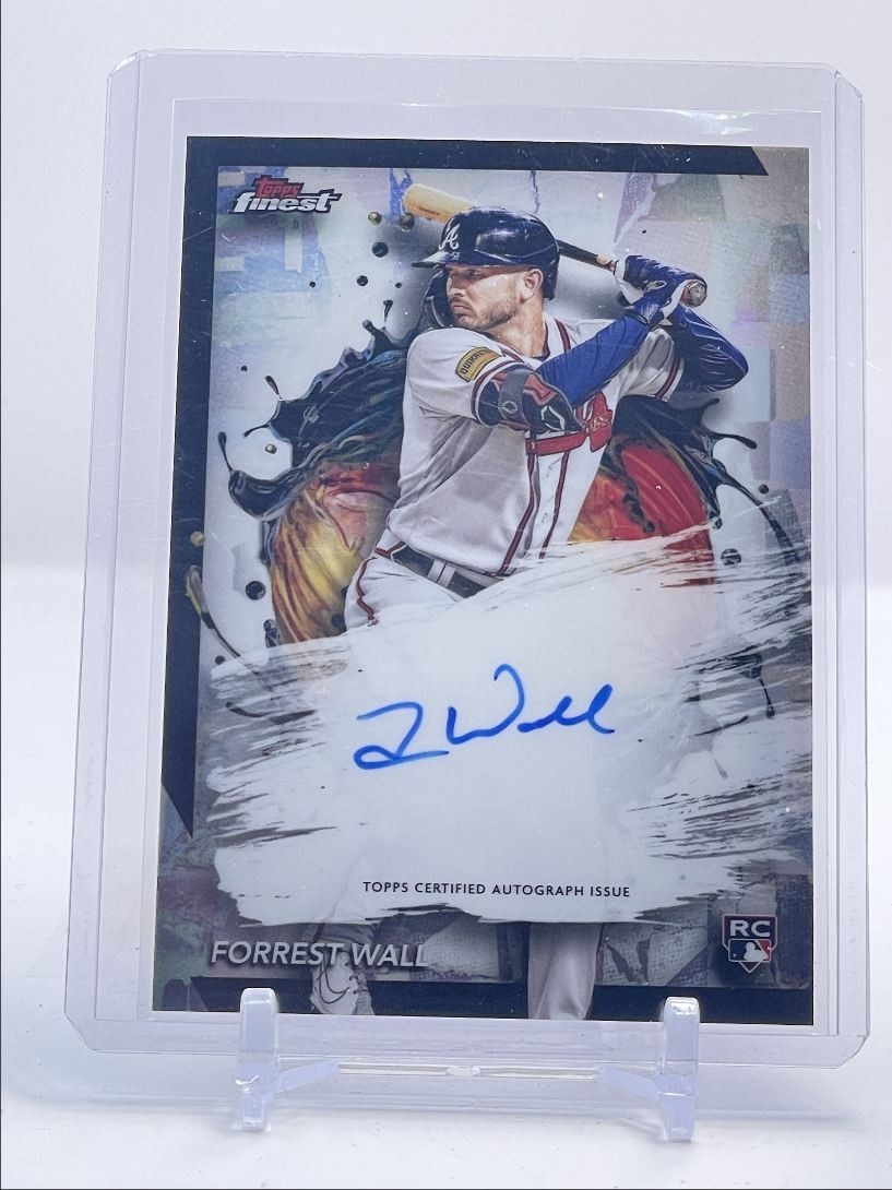 FORREST WALL 2024 TOPPS FINEST ROOKIE AUTOGRAPH REFRACTOR RC AUTO Q4147